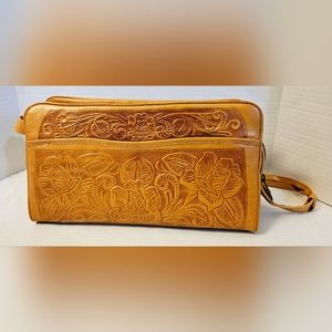Vintage Avelar's Tooled Leather handbag